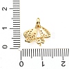 Brass Micro Cubic Zirconia Peg Bail Charms KK-Q794-04A-G-3