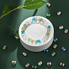 50Pcs 5 Colors Transparent Electroplate Glass Beads Strands EGLA-YW0001-36-7