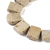 Natural White Picture Jasper Beads Strands G-K362-C01-01-4