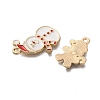 Christmas Theme Alloy Enamel Pendants FIND-M039-01D-2