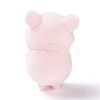 Flocky Resin Miniature Pig Figurines AJEW-Z007-05-2