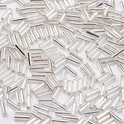 Glass Bugle Beads SEED-E001-6mm-21-1