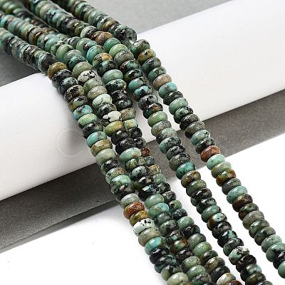 Natural African Turquoise(Jasper) Beads Strands G-K343-C11-01-1