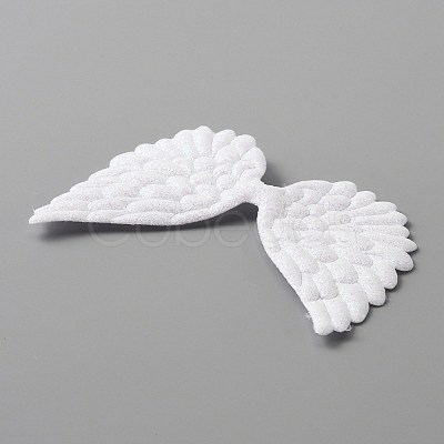 Cloth Embossed Wing Ornament Accessories FIND-WH0037-27B-1