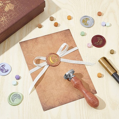 DIY Scrapbook Wax Seal Stamp Sets AJEW-WH0432-003-1