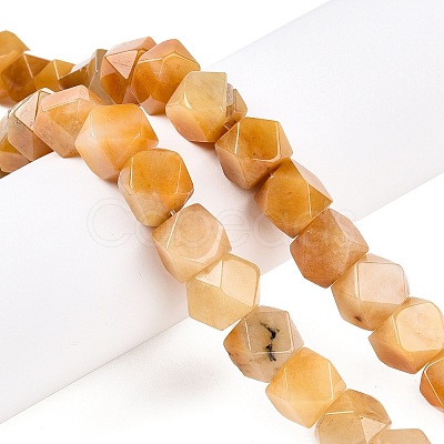 Natural Topaz Jade Beads Strands G-T138-33-1