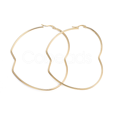 201 Stainless Steel Hoop Earrings EJEW-I245-24A-1