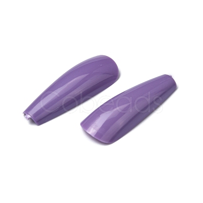 Solid Color French Short False Nails MRMJ-T108-02-M-1