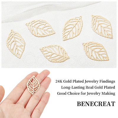 BENECREAT 30Pcs Brass Pendants KK-BC0004-93-1