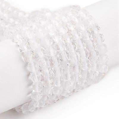 Natural Quartz Crystal Beads Strands G-F770-A02-01-1