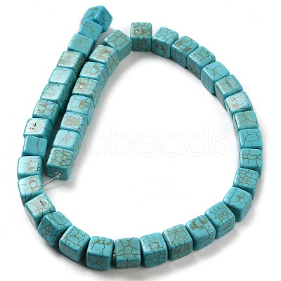 Synthetic Turquoise Beads Strands TURQ-F009-02D-02-1