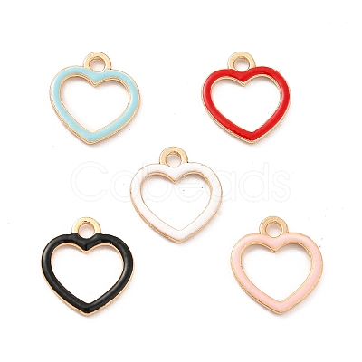 Alloy Enamel Pendants ENAM-E004-03LG-1