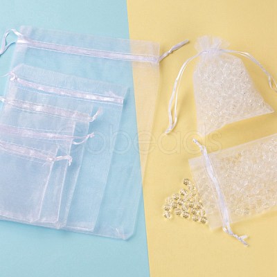 5 Style Organza Gift Bags with Drawstring OP-LS0001-01B-1