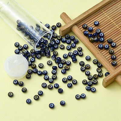 6/0 Opaque Glass Seed Beads SEED-YW0002-13M-1