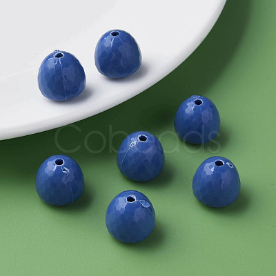 Opaque Acrylic Beads MACR-S373-10A-A16-1