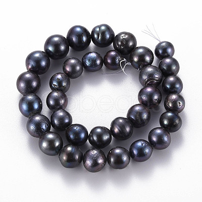 Natural Keshi Pearl Beads Strands PEAR-S020-L06-1