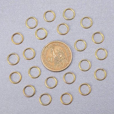 Brass Jump Rings KK-PH0006-10mm-G-1