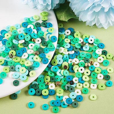 1770Pcs Polymer Clay Beads DIY Jewelry Making Finding Kit DIY-SZ0006-51B-1