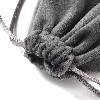 Velvet Jewelry Drawstring Storage Pouches ABAG-P013-02C-07-1