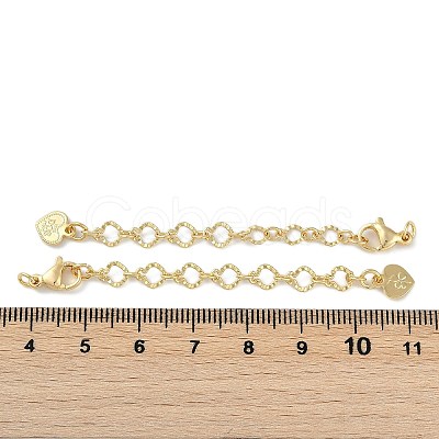 Brass Ends with Chains KK-P283-32G-1