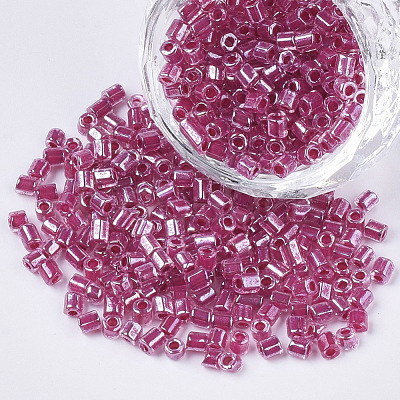 8/0 Two Cut Glass Seed Beads SEED-S033-10A-01-1