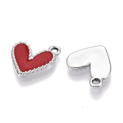 Rack Plating Alloy Enamel Charms ENAM-N056-343P-C-1