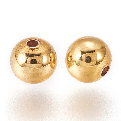 Brass Beads KK-E759-6mm-09G-1