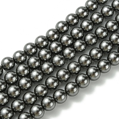 Eco-Friendly Grade A Glass Pearl Beads HY-J002-10mm-HX088-1