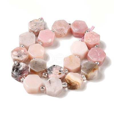 Natural Pink Opal Beads Strands G-P534-A10-01-1