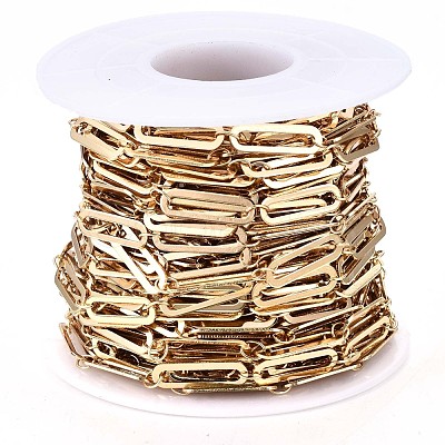 Brass Paperclip Chains CHC-S009-009KC-1