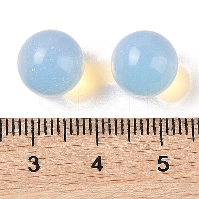 Opalite No Hole Sphere Beads G-K353-04A-19-1