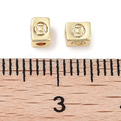 Brass Beads KK-C051-29G-1