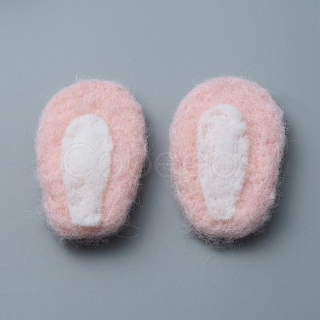 Felt Rabbit Ear Ornament Accessories FIND-WH0032-52B-1