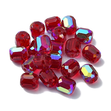 AB Color Plated Glass Beads GLAA-F108-12B-10-1