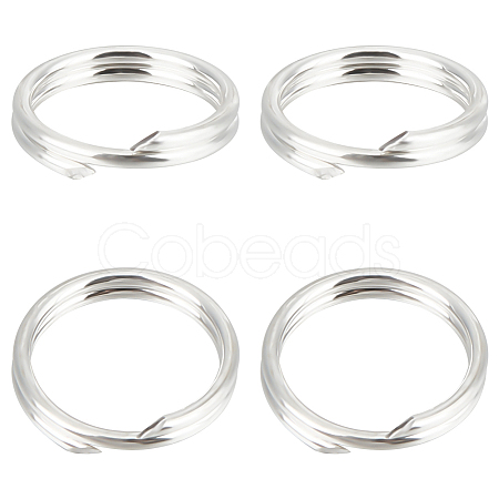 Beebeecraft 20Pcs 925 Sterling Silver Double Loop Jump Rings STER-BBC0002-11B-S-1