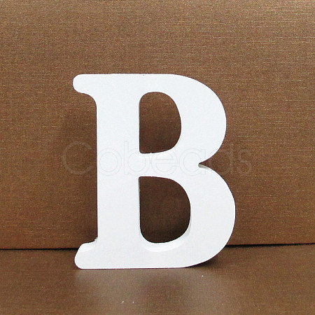 Letter Wooden Ornaments LETT-PW0002-61B-1