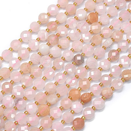 Natural Pink Aventurine Beads Strands G-K389-B21-01-1