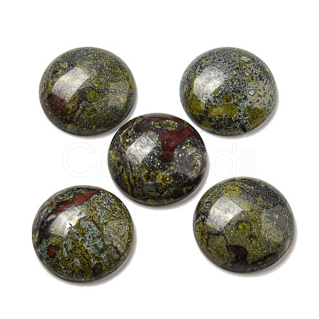 Natural Dragon Blood Cabochons G-C115-02A-11-1