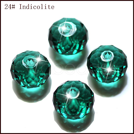 Imitation Austrian Crystal Beads SWAR-F068-8x10mm-24-1