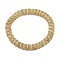 304 Stainless Steel Twisted Bangles for Women, Golden, Inner Diameter: 1-7/8 inch(4.9cm), 8.5mm