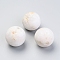 Natural Druzy Quartz Beads, Gemstone Home Display Decorations, No Hole/Undrilled, Round, White, 40~42mm