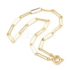 304 Stainless Steel Paperclip Chain Necklaces X-NJEW-JN03066-01-1