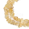 Natural Citrine Chip Beads Strands X-G-D093-A03-4