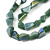Electroplate Glass Beads Strands EGLA-T024-01A-06-3