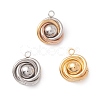 304 Stainless Steel Pendants STAS-A059-04P-2