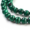 Synthetic Malachite Beads Strands TURQ-N006-23-3