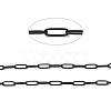 304 Stainless Steel Paperclip Chains CHS-O010-01EB-4