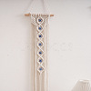 Cotton Cord Macrame Woven Tassel Wall Hanging PW23060700090-2