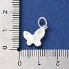 925 Sterling Silver Insect Charms STER-E071-05S-02-3