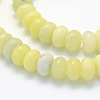 Natural Lemon Jade Beads Strands X-G-G697-H17-3